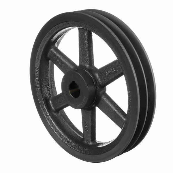 2 Groove Cast Iron Fhp - Finished Bore Sheave, 2BK100X1